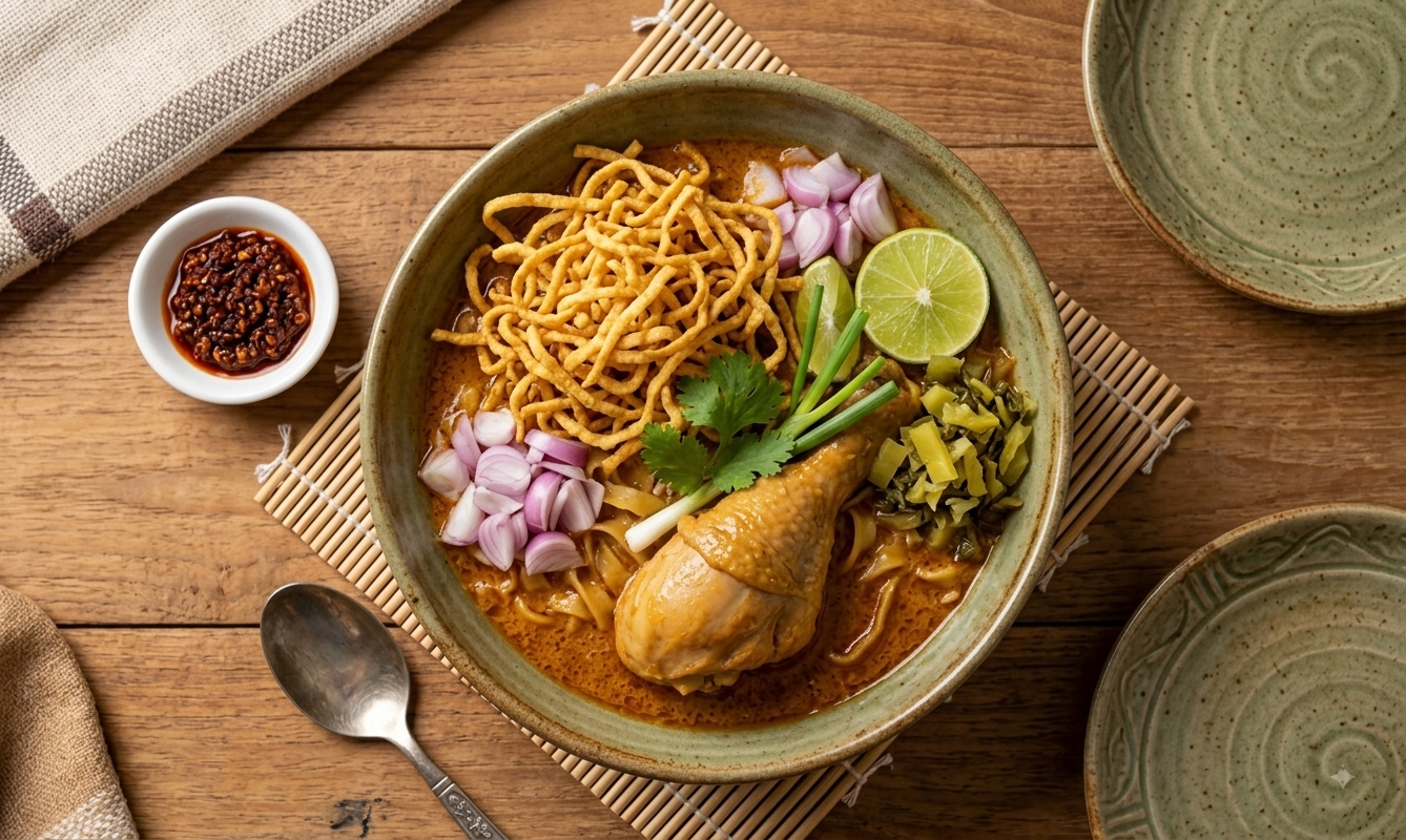 ข้าวซอยไก่ - Khao Soi Chicken