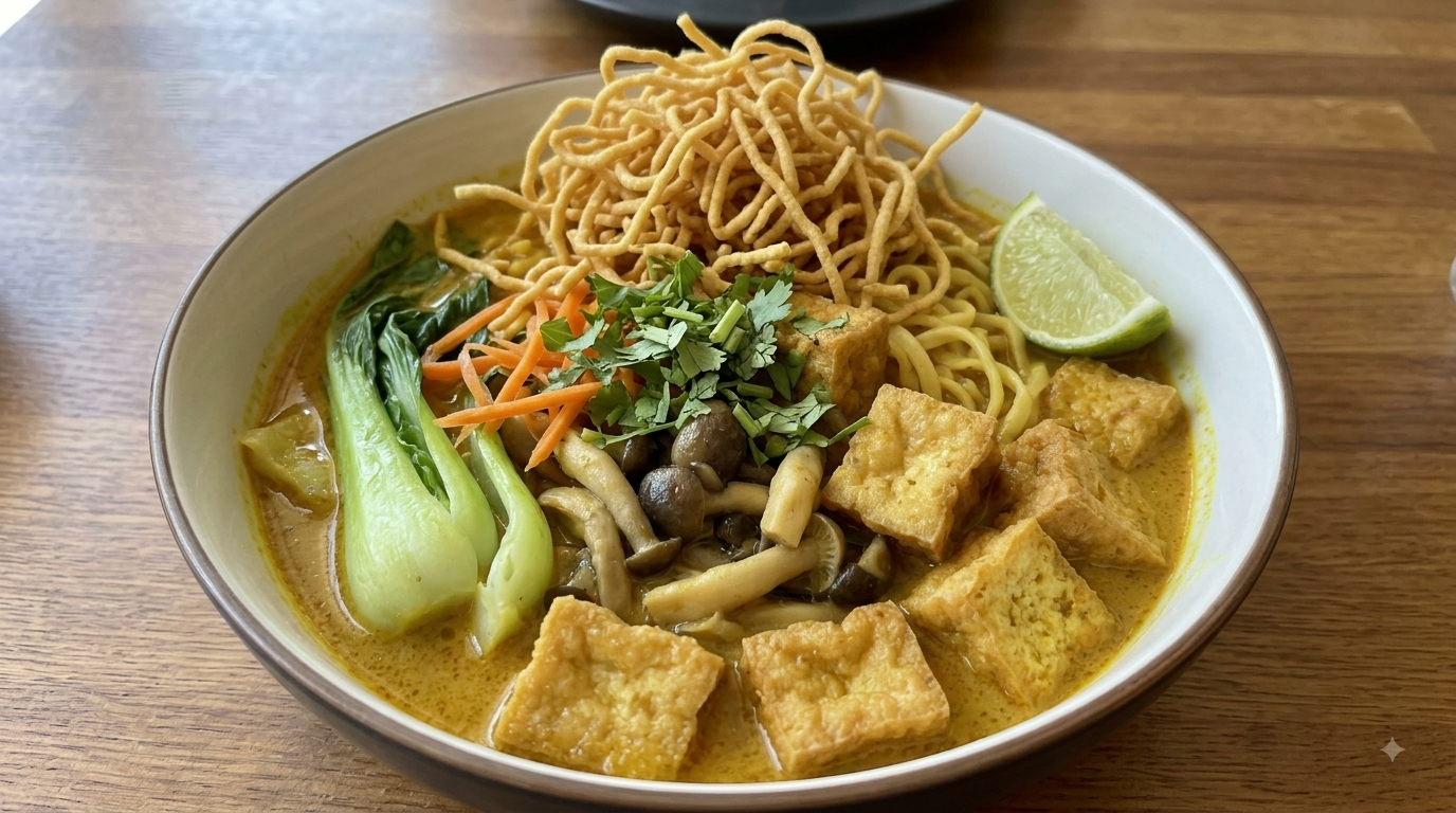 ข้าวซอยเจ - Khao Soi Vegan